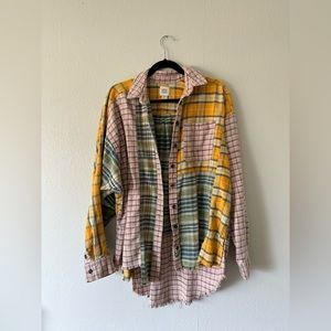 BDG Patchworked flannel
